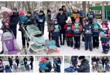 Новгородским родителям разъяснили правила перехода проезжей части с колясками и санками