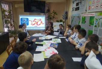 ЮИДовцы отряда «Планета Детства» провели встречу с директором Ростовской региональной общественной детско-юношеской организации «ЮИД Дона»