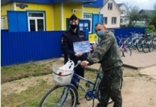 "Велосипедист , будь внимателен!"