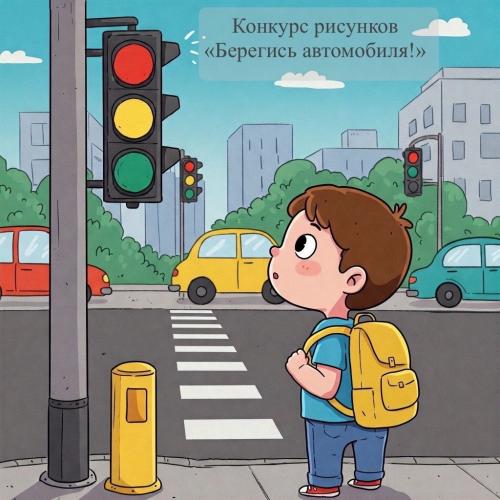 Конкурс рисунков "Берегись автомобиля" 2026 г.