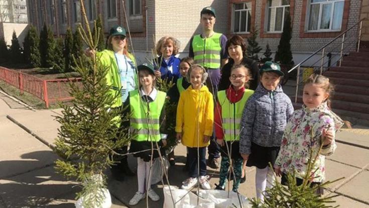 ЮИДовцы Татарстана приняли участие в республиканской природоохранной акции «День посадки леса»