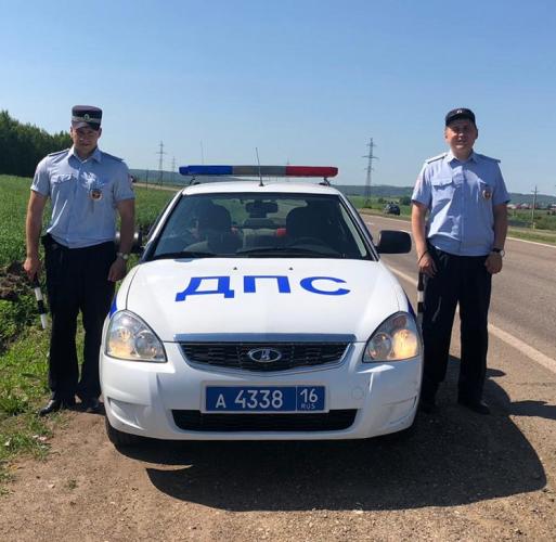Сотрудники татарстанского ГИБДД спасли человеческую жизнь