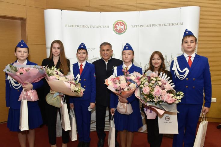 Президент Республики Татарстан поздравил победителей Всероссийского конкурса ЮИД «Безопасное колесо»