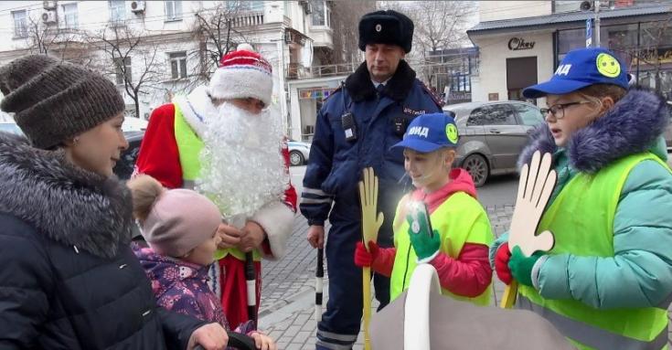 В дни зимних школьных каникул Госавтоинспекция уделяет особое внимание безопасности детей на дорогах