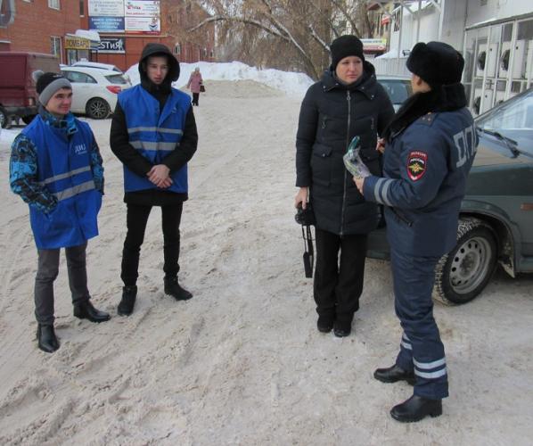 Акцию «Пешеход» провели для жителей Балаково