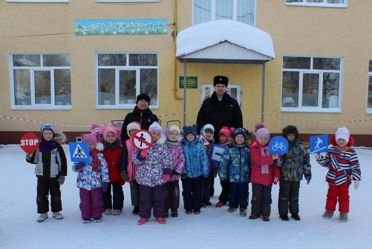 Начальник ГИБДД Приволжского района посетил дошкольников