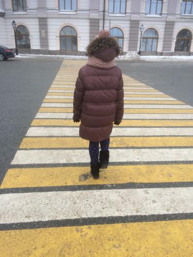 Пешеходный переход около Национального музея РТ