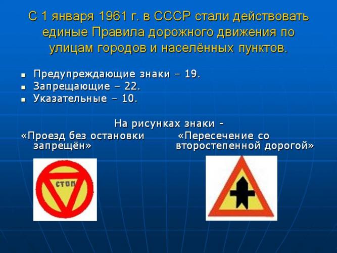 Дорожные знаки