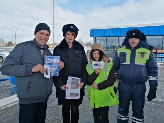 Сотрудники Госавтоинспекции Сафоновского района провели профилактическую акцию «Следуй правилам»