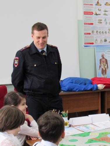 Начальник Госавтоинспекции Новокуйбышевска провел урок безопасности