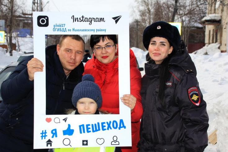 В Николаевском районе сотрудники полиции провели акцию «День дорожной вежливости»