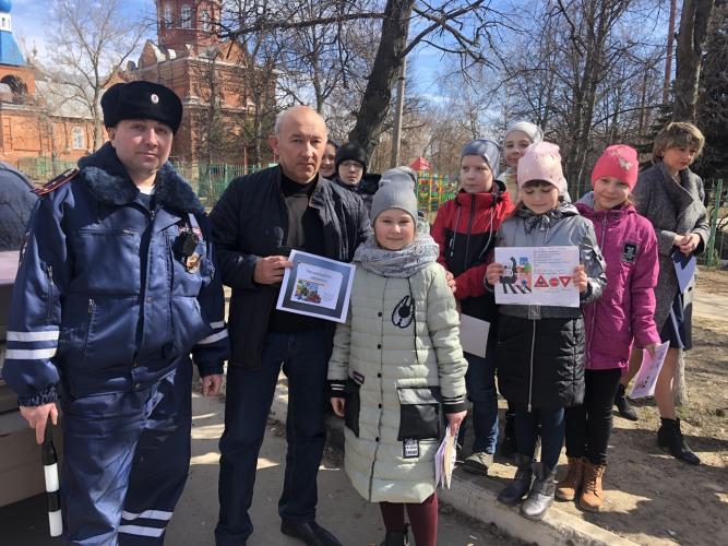 Тульская Госавтоинспекция совместно с детьми провели профилактическое мероприятие "Письмо водителю!"
