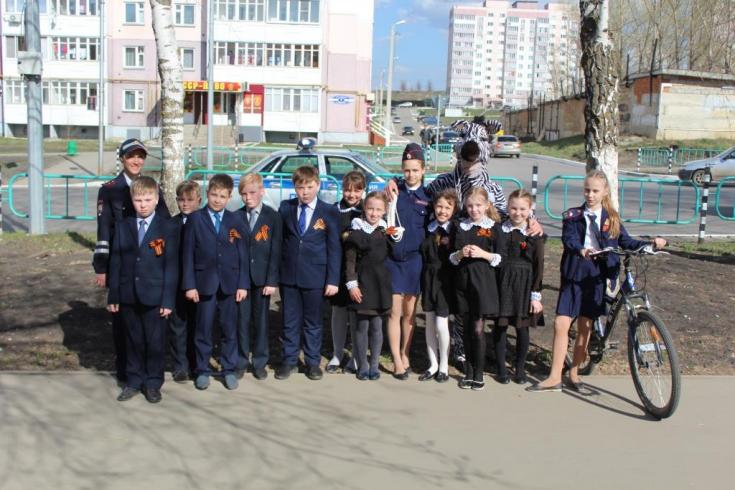 В Саранске по инициативе сотрудников полиции прошла акция «Осторожно, велосипедист!»