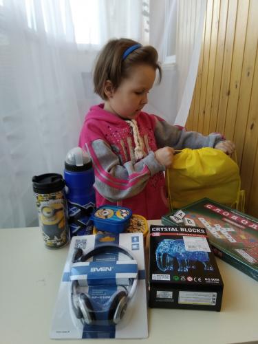 Подарки за участие в конкурсах