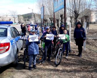 Уроки безопасности для юных велосипедистов проводят автоинспекторы в сельских поселениях Забайкалья