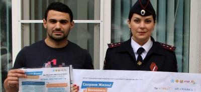 В Адыгее олимпийский чемпион призвал соблюдать правила безопасного поведения на дороге и ценить жизни всех участников движения
