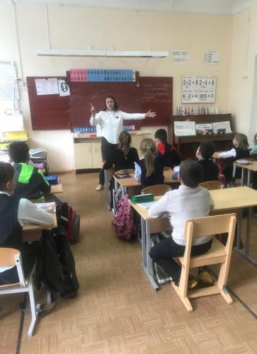 Перед началом летних каникул сотрудники Госавтоинспекции посещают образовательные учреждения области
