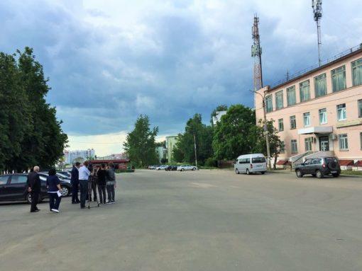 В Орле у школы на Маринченко оборудуют пешеходный переход