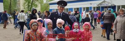 В Томске сотрудники Госавтоинспекции приняли участие в церемонии открытия летней площадки проекта «Я за рулем»