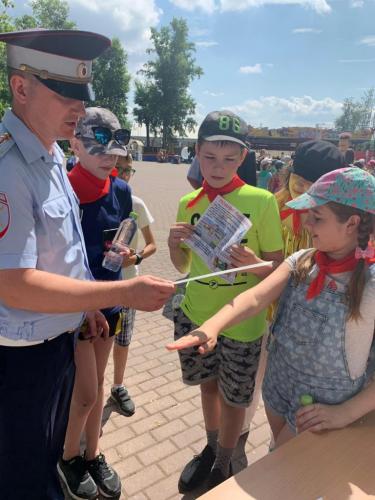 В рамках Дня безопасности детства Московской области сотрудники Госавтоинспекции провели тематические мероприятия с детьми