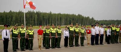 Сборная команда российской Госавтоинспекции принимает участие во всеармейском конкурсе «Дорожный патруль»