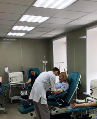 Полицейские Республики Алтай приняли участие в акции, посвященной Всемирному дню донора