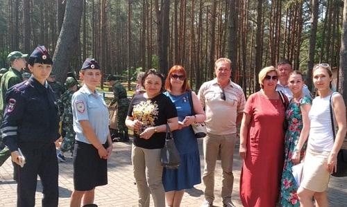 В Багратионовске сотрудники Госавтоинспекции провели профилактическую беседу с детьми в оздоровительном лагере «Чайка»