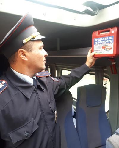 Госавтоинспекция Башкортостана осуществляет осмотр готовности школьных автобусов к началу нового учебного года