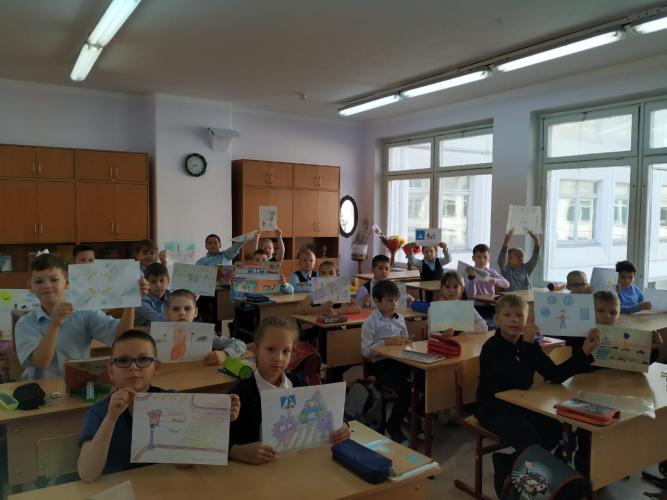 Конкурс рисунков по ПДД.