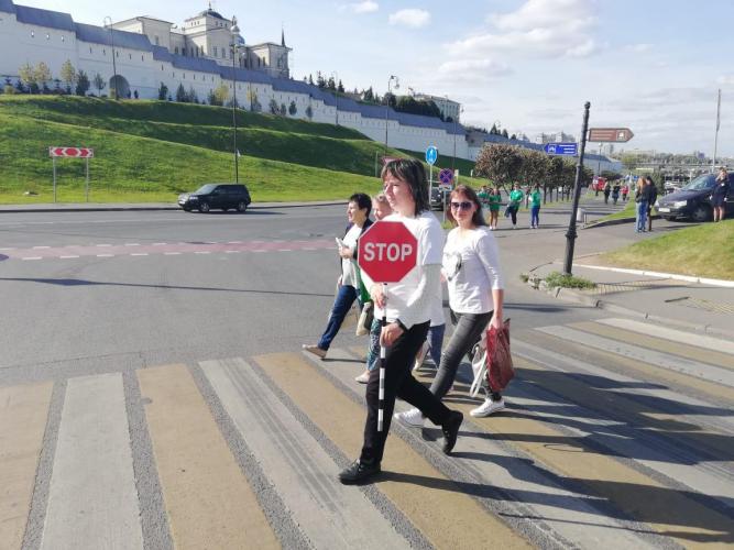 Молодежь Татарстана призвала автомобилистов передвигаться без опасности