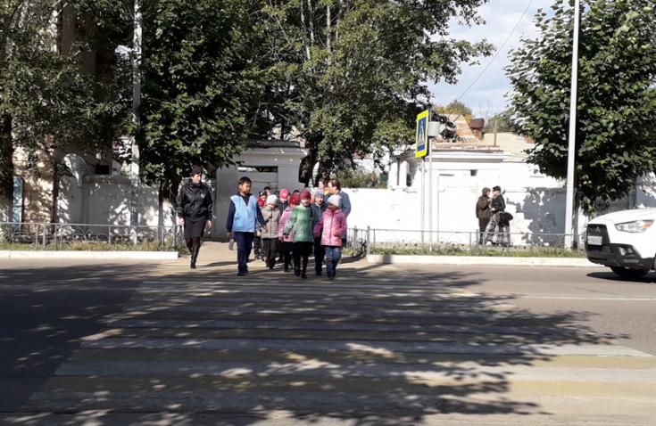 В Кяхтинском районе прошло профилактическое мероприятие «Мой безопасный путь в школу»