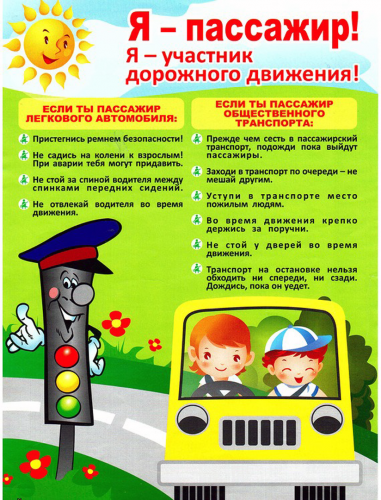 Я-пассажир! Я- участник дорожного движения!