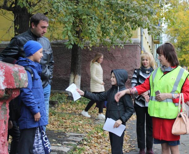 В Черемхово полицейские провели акцию «В школу по безопасной дороге»
