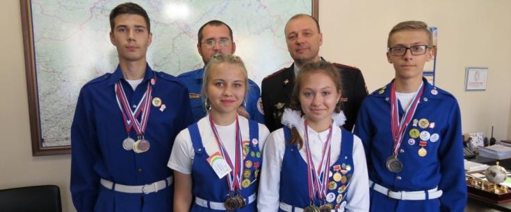 Начальник Управления Госавтоинспекции Томской области поздравил юидовцев, ставших призерами всероссийского конкурса