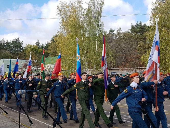 Сотрудники курской Госавтоинспекции приняли участие в торжественной церемонии посвящения в кадеты