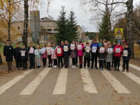 В Смоленском районе проведена акция "Примерный пешеход"