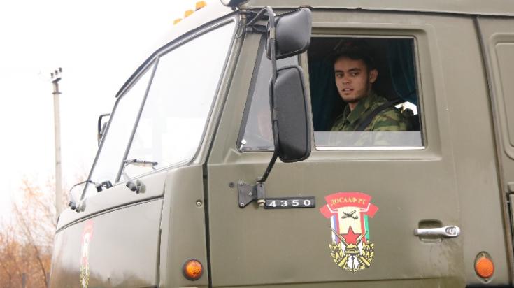 В Альметьевске прошел Республиканский конкурс «Лучший военный водитель-2019»