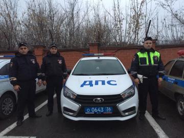 В Воронеже автоинспекторы вернули пожилой женщине сумку, забытую в троллейбусе