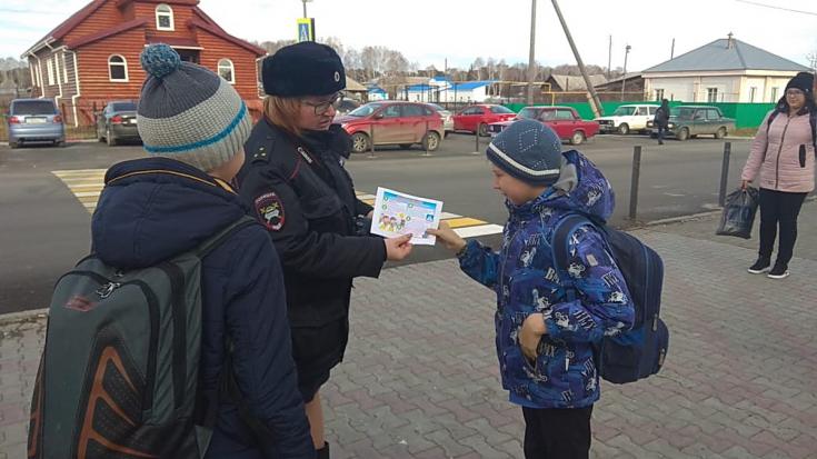 В Томской области юным пешеходам напомнили о правилах