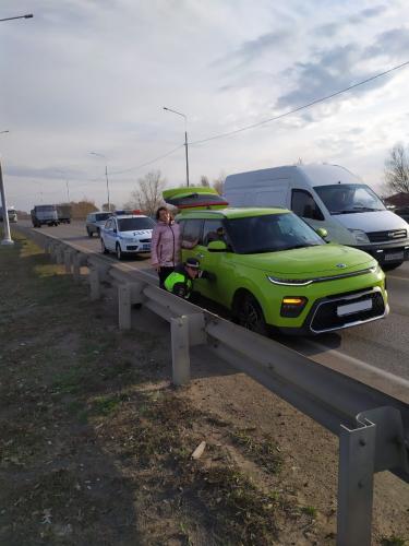 Сотрудники воронежской Госавтоинспекции оказали помощь автоледи в дорожной ситуации