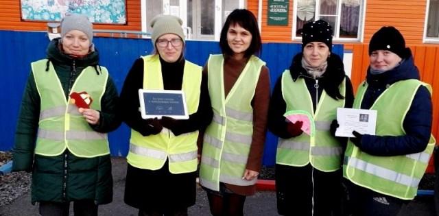 Родительская общественность отдаленного поселка Назаровского района поддержала акцию #ПешеходныйВсеобуч