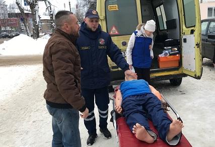 Акция «Оказание помощи – долг каждого участника дорожного движения» прошла в Сыктывкаре