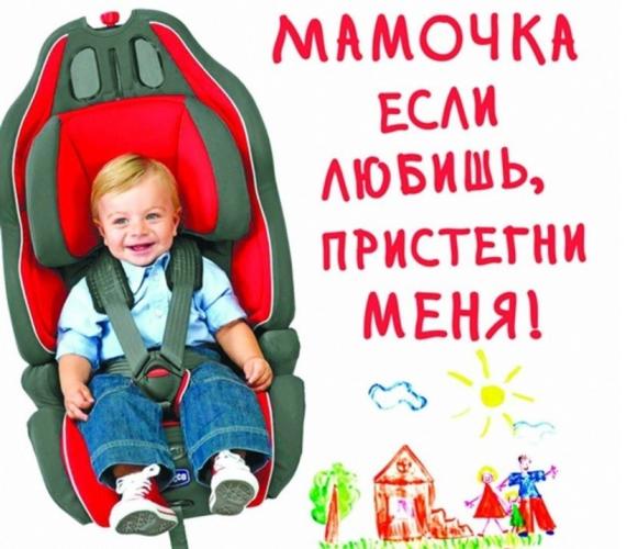 «Пристегни ребенка! Пристегнись сам!»