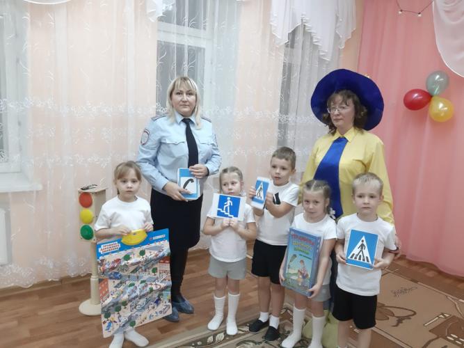Дошкольникам Зубово-Полянского района напомнили о ПДД
