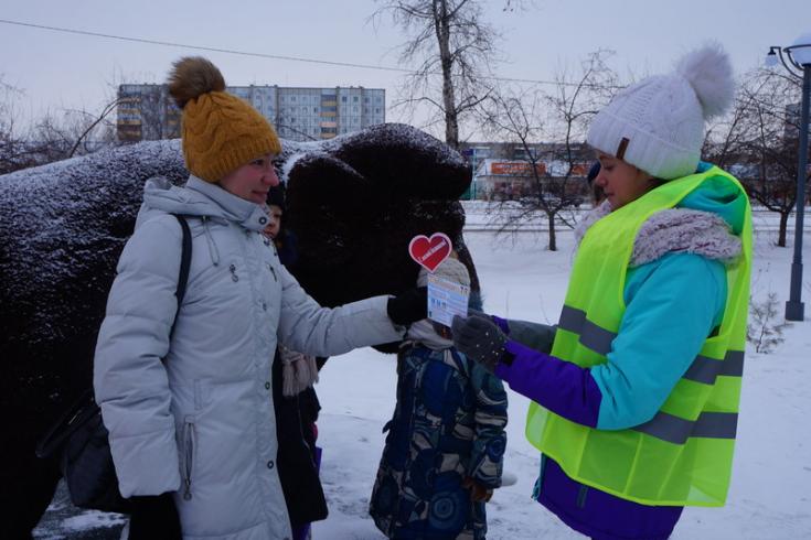 В Минусинске прошла акция ГИБДД «С мамой безопасно!»