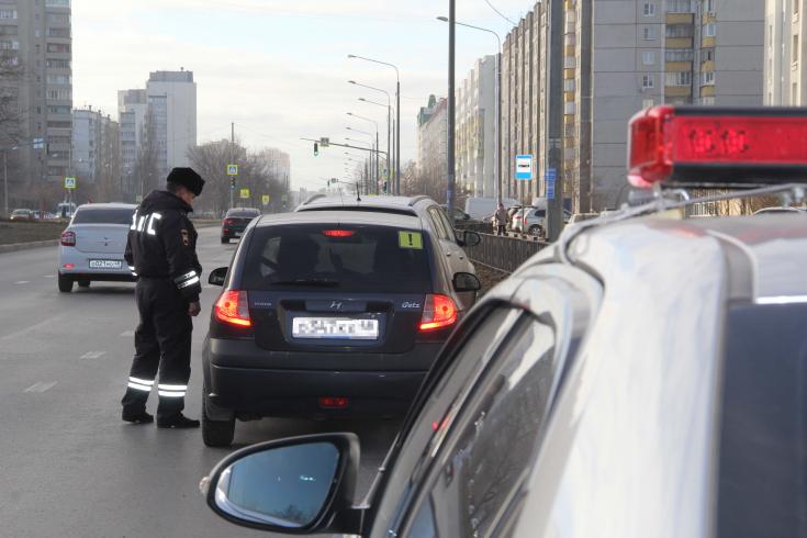 В Липецке автоинспекторы дежурят вблизи пешеходных переходов