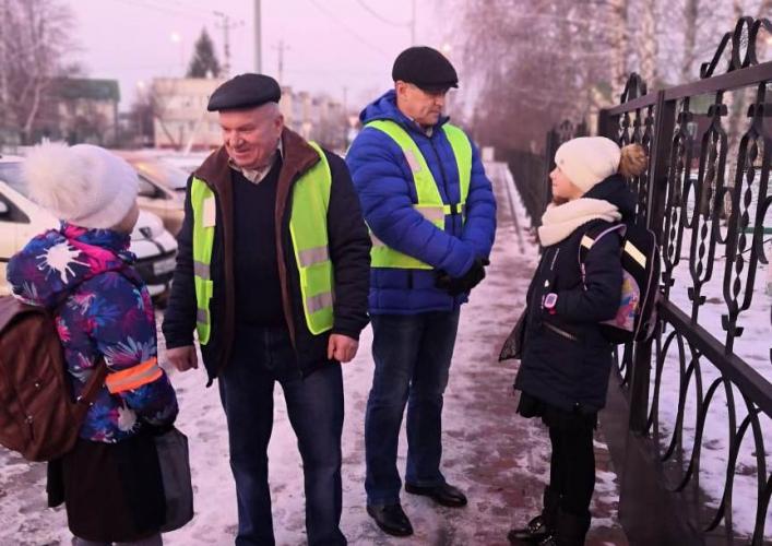 В Белгородской области «патруль отцов» проверил безопасность зимних маршрутов школьников