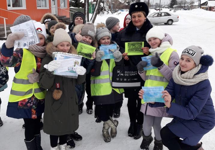 В Нижнеингашском районе дорожные полицейские провели акцию «Внимание – дети!»