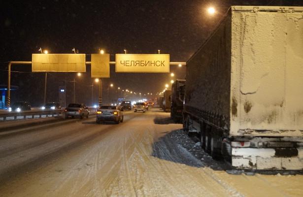 В Челябинск не пускают большегрузы