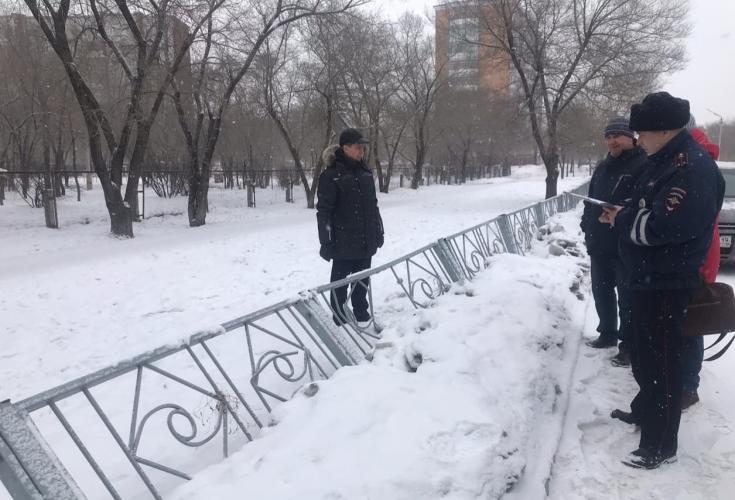 «Совет отцов» и сотрудники ГИБДД в Хакасии проводят обследования безопасных маршрутов детей от дома до школы